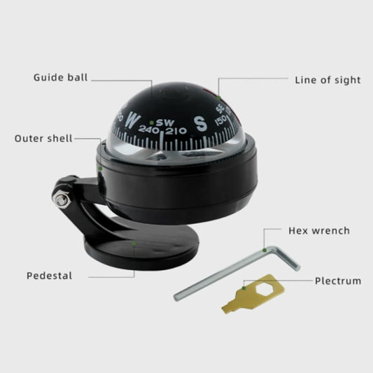 Nisa LC500 Car Compass Ball Car Decoration by buy2fix