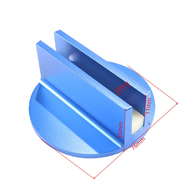 2pcs / Set Car Slotted Jack Pad Jacking Lift Pad(Blue) by buy2fix