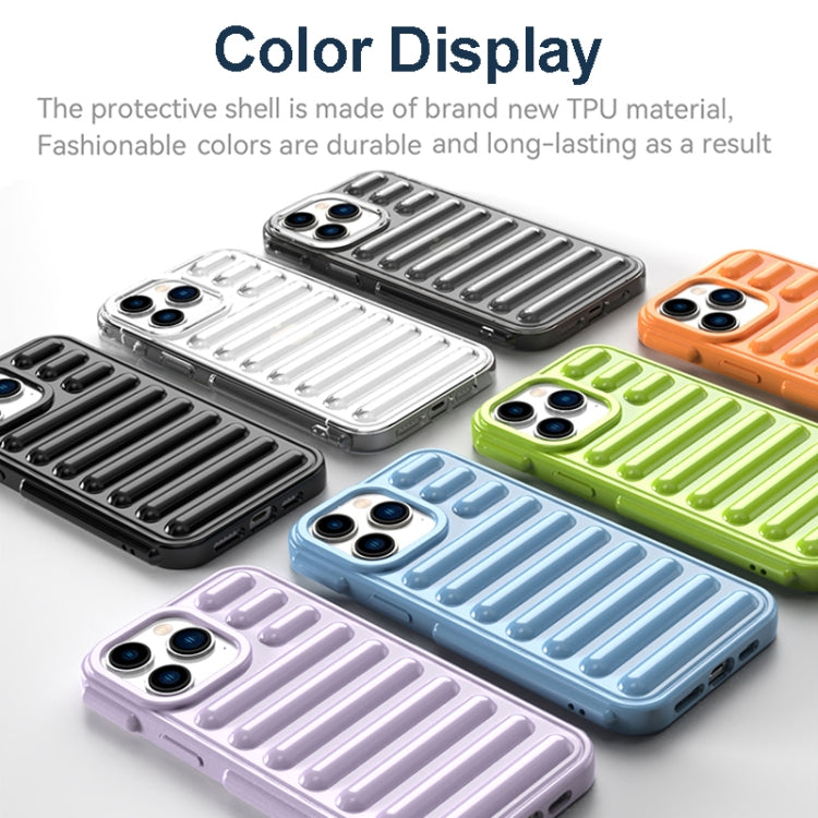 For iPhone 16 Pro Max Capsule Series Candy Color TPU Phone Case(Black) by buy2fix
