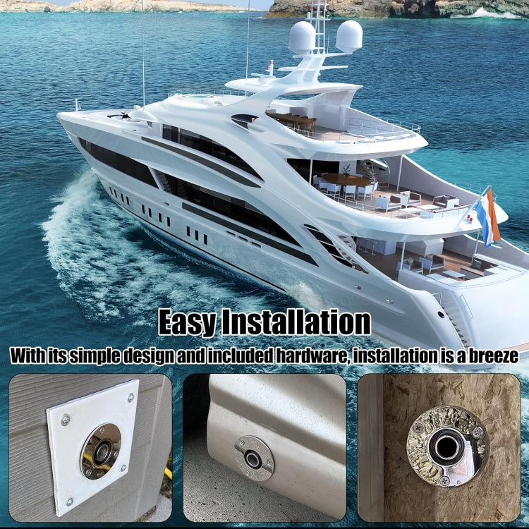 24mm Straight Marine Parking Heater Stainless Steel Vent by buy2fix