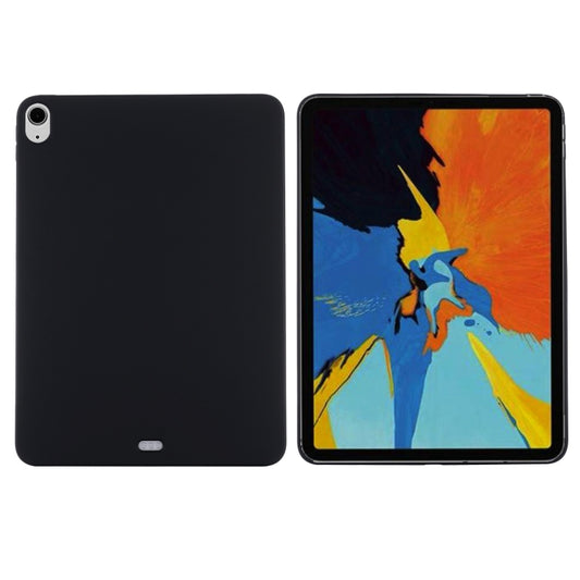 For iPad Air 13 2025 / 2024 Pure Color Liquid Silicone Shockproof Tablet Case(Black) by buy2fix