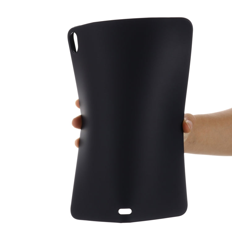 For iPad Air 13 2025 / 2024 Pure Color Liquid Silicone Shockproof Tablet Case(Black) by buy2fix
