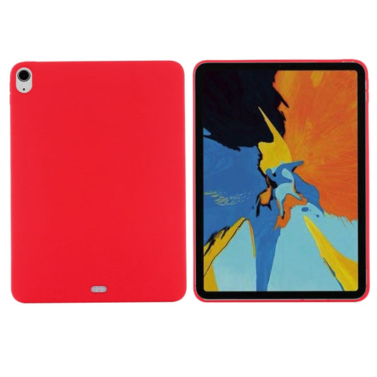 For iPad Air 13 2025 / 2024 Pure Color Liquid Silicone Shockproof Tablet Case(Red) by buy2fix