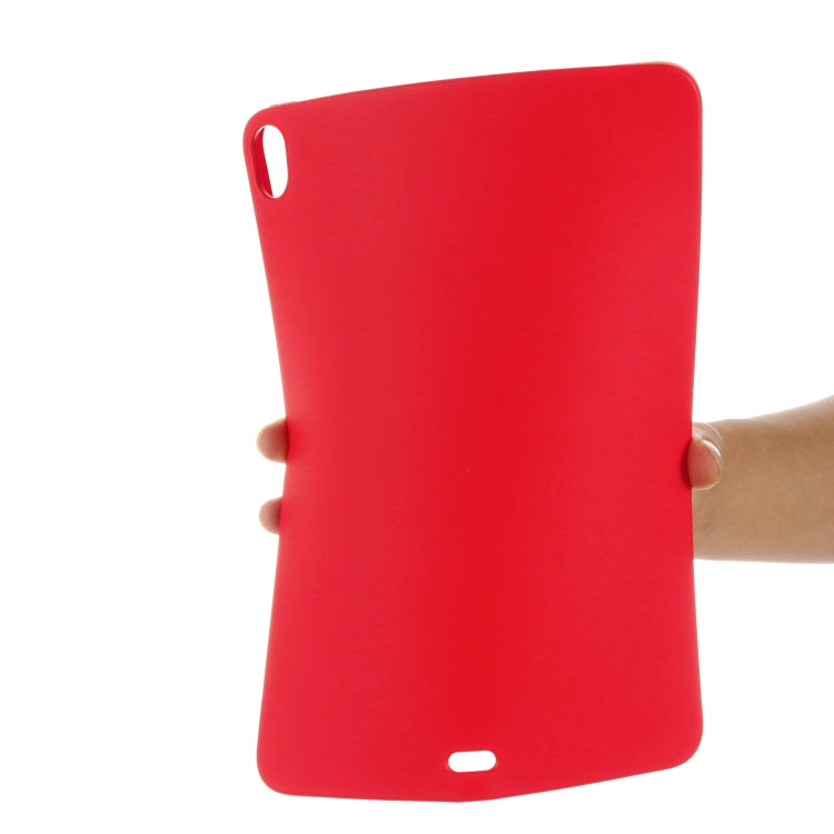 For iPad Air 13 2025 / 2024 Pure Color Liquid Silicone Shockproof Tablet Case(Red) by buy2fix