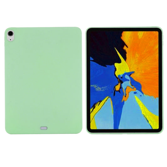 For iPad Air 13 2025 / 2024 Pure Color Liquid Silicone Shockproof Tablet Case(Green) by buy2fix