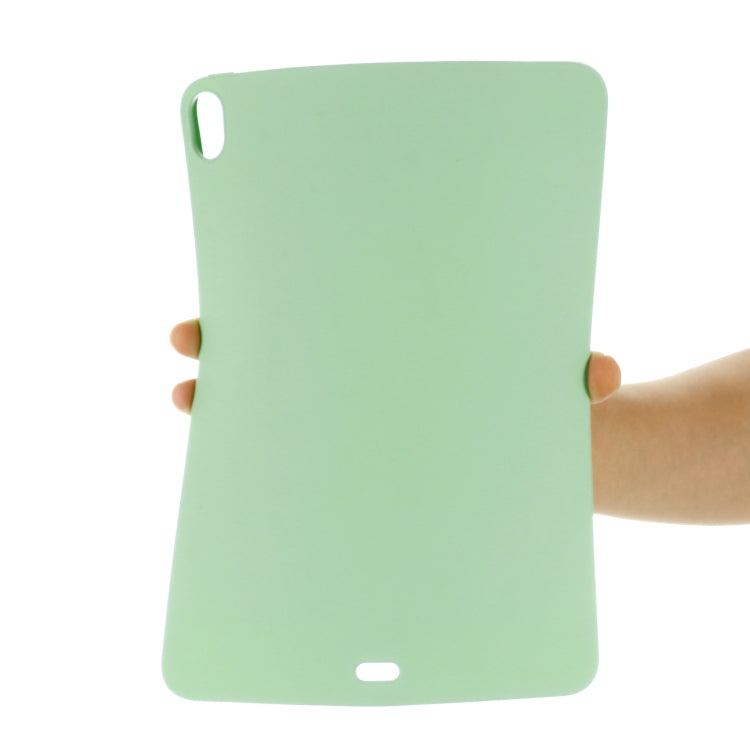 For iPad Air 13 2025 / 2024 Pure Color Liquid Silicone Shockproof Tablet Case(Green) by buy2fix