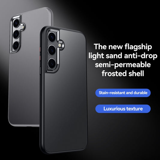 For Samsung Galaxy S24 5G SULADA Skin Feel Matte Shockproof Phone Case(Grey) by SULADA