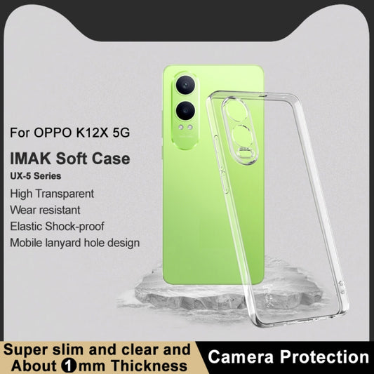 For OnePlus Nord CE4 Lite IMAK UX-5 Series Transparent Shockproof TPU Protective Case by imak