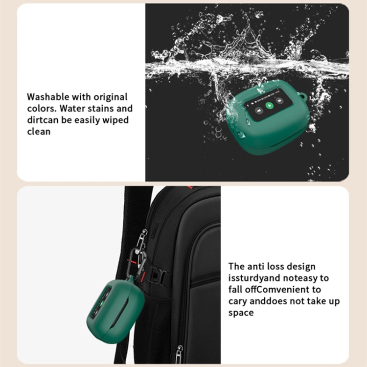 For JBL Live Beam 3 Wireless Bluetooth Earphones Silicone Protective Case(Red) by buy2fix