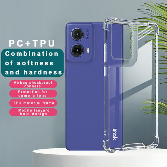For Motorola Moto S50 Neo 5G IMAK Space Shield PC + TPU Airbag Shockproof Phone Case(Transparent) by imak