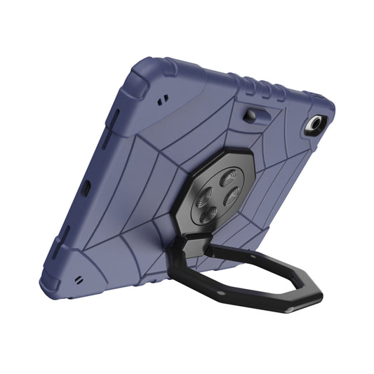 For iPad Air 2022 / 2020 10.9 Spider Turntable Handle Stress Relief Tablet Case(Navy Blue Black) - iPad Air (2022) / (2020) 10.9 Cases by buy2fix | Online Shopping UK | buy2fix