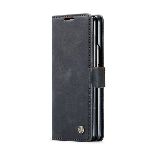 For Samsung Galaxy Z Fold6 5G CaseMe 013 Multifunctional Horizontal Flip Leather Phone Case(Black) by CaseMe