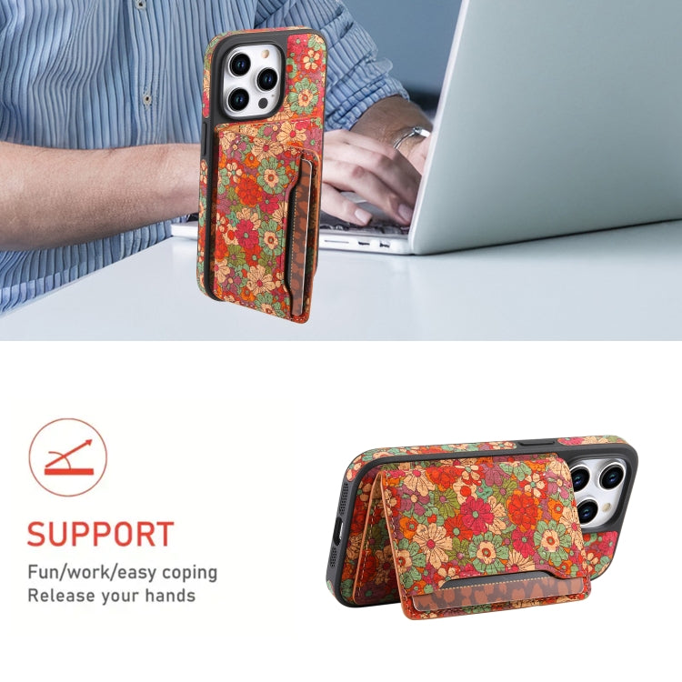For iPhone 14 Pro MagSafe Detachable Card Slot Holder Phone Case(Red) - iPhone 14 Pro Cases by buy2fix | Online Shopping UK | buy2fix