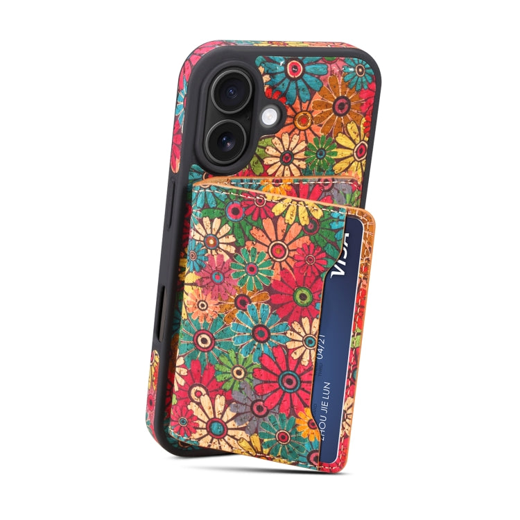 For iPhone 16 MagSafe Detachable Card Slot Holder Phone Case(Green) by buy2fix