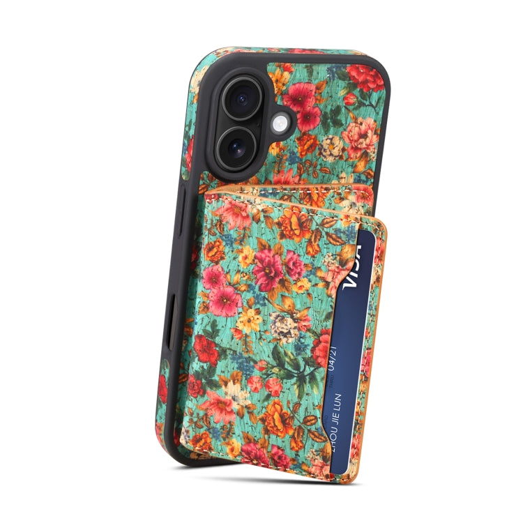 For iPhone 16 MagSafe Detachable Card Slot Holder Phone Case(Blue) by buy2fix