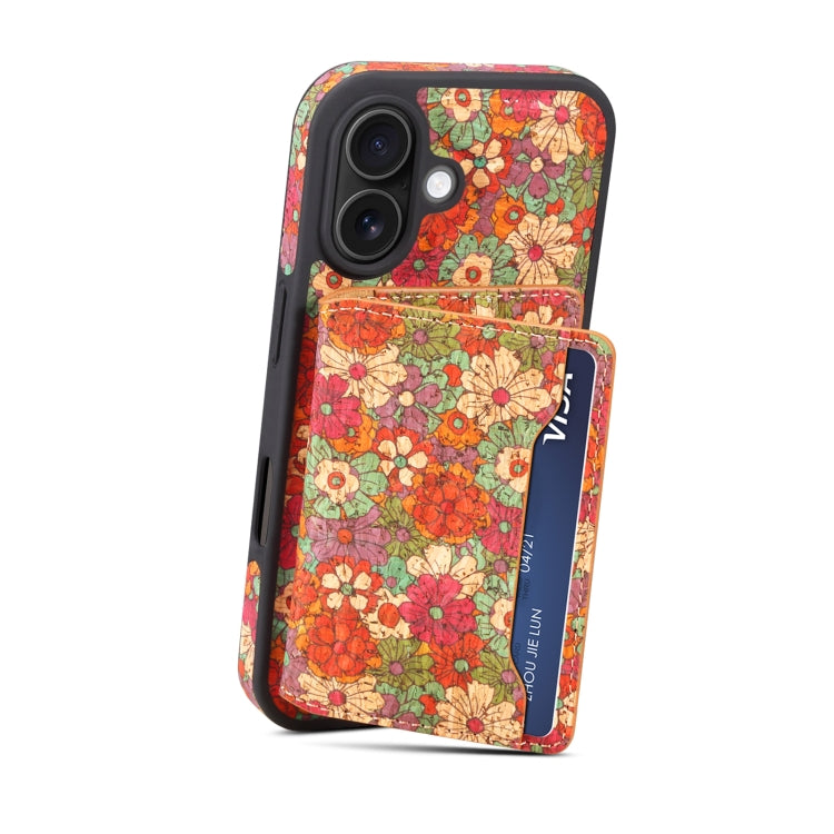 For iPhone 16 MagSafe Detachable Card Slot Holder Phone Case(Red) by buy2fix