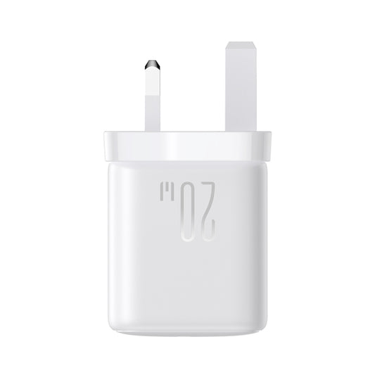 JOYROOM JR-TCF20 PD20W USB-C / Type-C Port Charger, Plug:UK Plug(White) by JOYROOM
