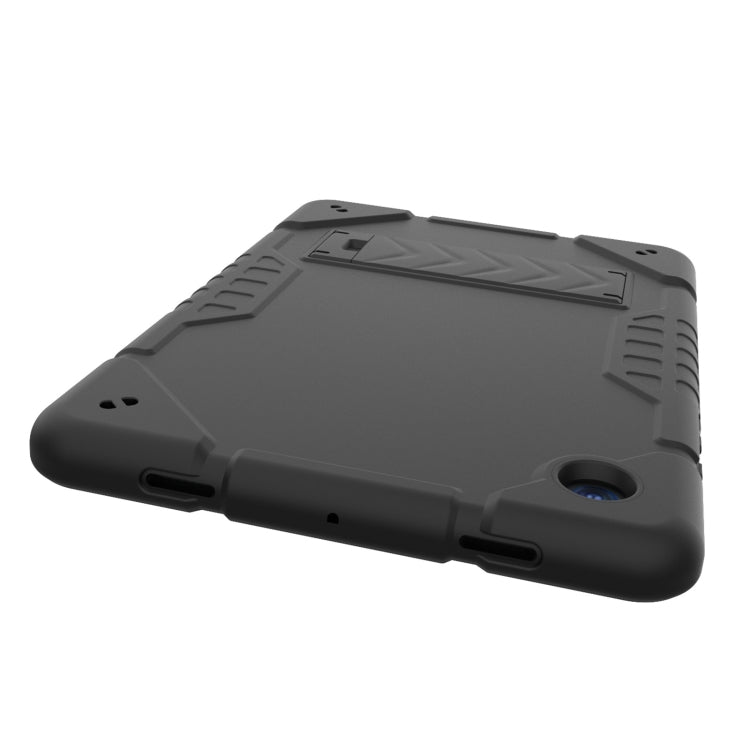 For Samsung Galaxy Tab A8 Armor Holder Silicone Hybrid PC Tablet Case(Navy Blue Black) - Other Galaxy Tab PC by buy2fix | Online Shopping UK | buy2fix