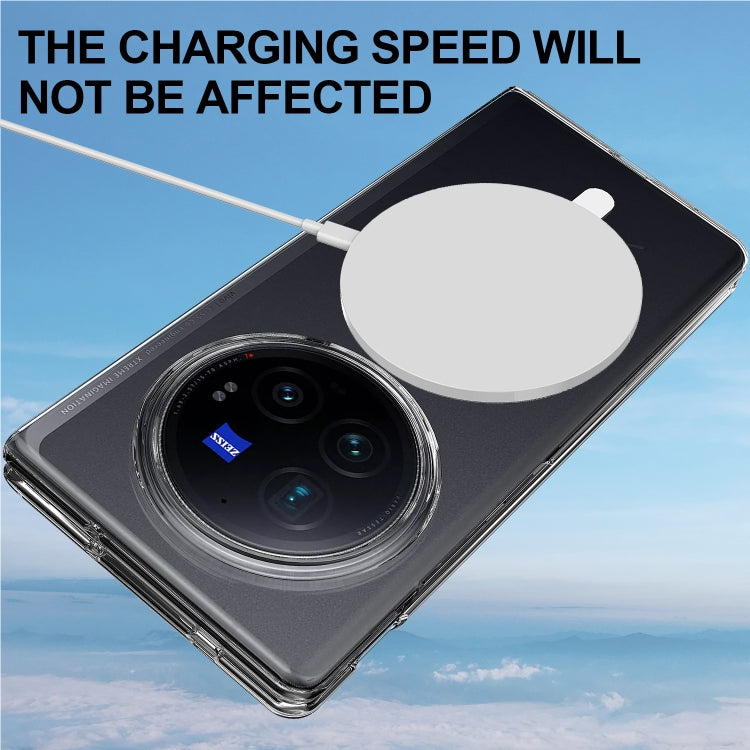 For vivo X Fold3 Pro Scratchproof PC Transparent MagSafe Phone Case by buy2fix