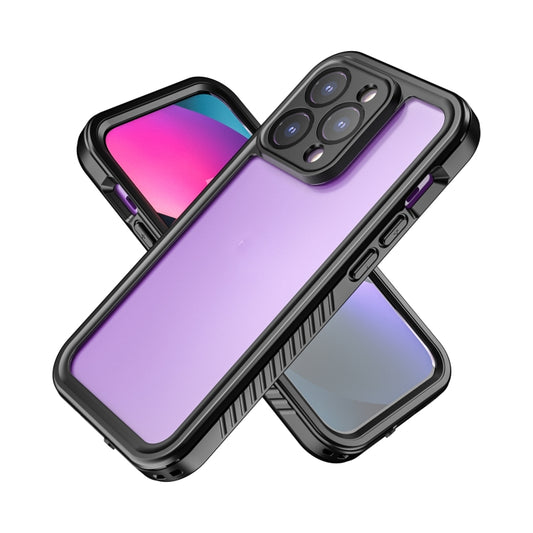 For iPhone 14 Pro RedPepper Shockproof IP68 Waterproof PC + TPU Protective Case(Black) - iPhone 14 Pro Cases by RedPepper | Online Shopping UK | buy2fix