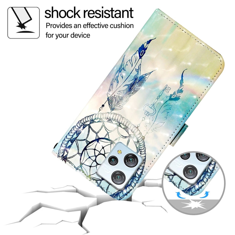 For Blackview A53 3D Painting Horizontal Flip Leather Phone Case(Dream Wind Chimes) by buy2fix
