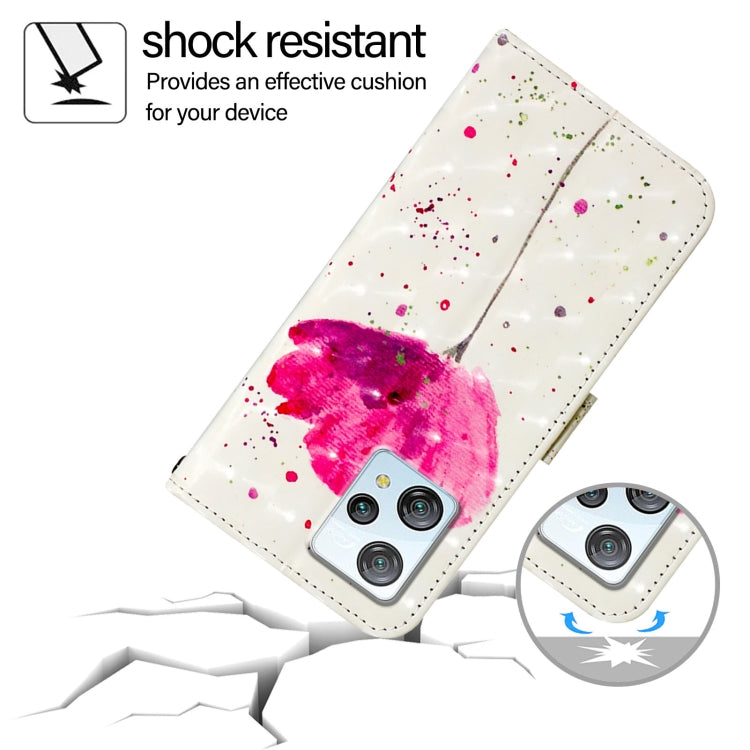 For Blackview A53 3D Painting Horizontal Flip Leather Phone Case(Flower) by buy2fix