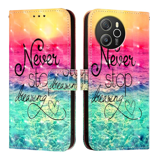 For Blackview Shark 8 3D Painting Horizontal Flip Leather Phone Case(Chasing Dreams) by buy2fix