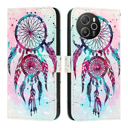 For Blackview Shark 8 3D Painting Horizontal Flip Leather Phone Case(Color Drop Wind Chimes) by buy2fix