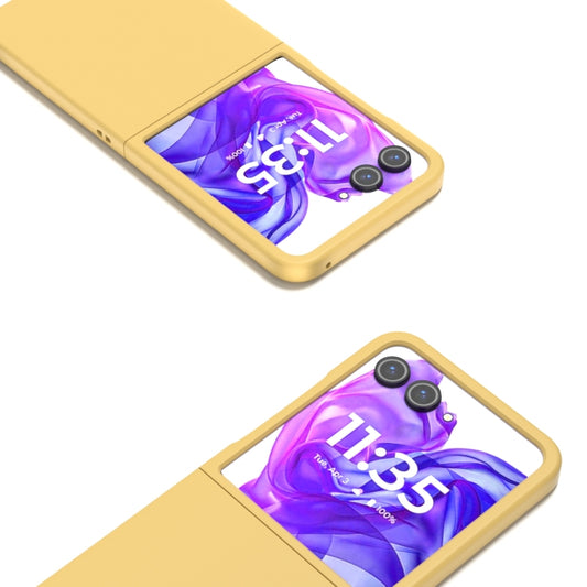 For Motorola Razr 50 Ultra Skin Feel Full Coverage Phone Case(Yellow) by buy2fix