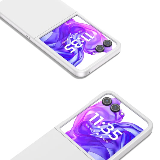For Motorola Razr 50 Ultra Skin Feel Full Coverage Phone Case(White) by buy2fix
