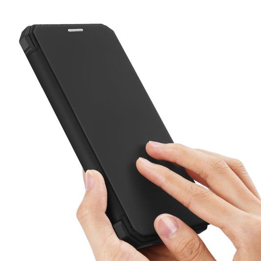 For iPhone 12 Pro Max DUX DUCIS Skin X Series PU + TPU Horizontal Flip Leather Case with Holder & Card Slots(Black) by DUX DUCIS