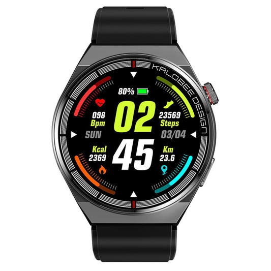 1.3 inch Silicone Band IP68 Waterproof Smart Watch Support Bluetooth Call(Black) by buy2fix