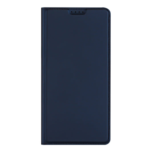 For Samsung Galaxy S25 5G DUX DUCIS Skin Pro Series Flip Leather Phone Case(Blue) by DUX DUCIS