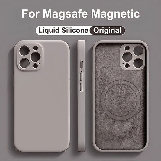 For iPhone 15 Liquid Silicone MagSafe Phone Case(Pink) by buy2fix