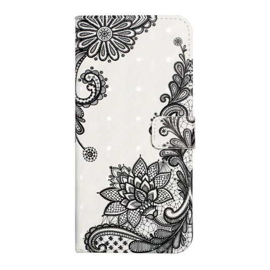 For Samsung Galaxy S25 5G Oil Embossed 3D Drawing Leather Phone Case(Lace Flower) by buy2fix