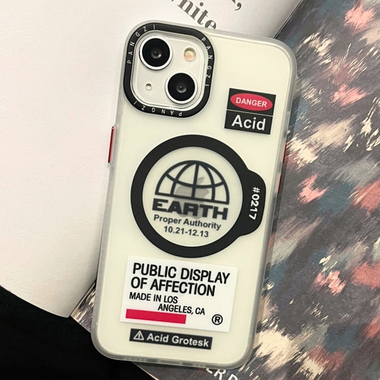 For iPhone 15 Pro Max Double-Layer Frosted IMD MagSafe Phone Case(EARTH) by buy2fix