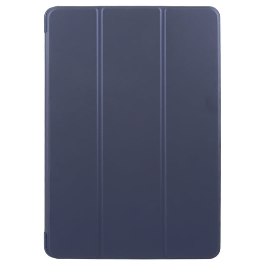 For Huawei MatePad 11.5 S GEBEI 3-folding Holder Shockproof Flip Leather Tablet Case(Dark Blue) - Huawei by GEBEI | Online Shopping UK | buy2fix
