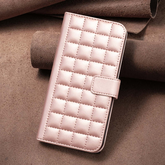 For Google Pixel 9 Pro Square Texture Leather Phone Case(Rose Gold) by buy2fix