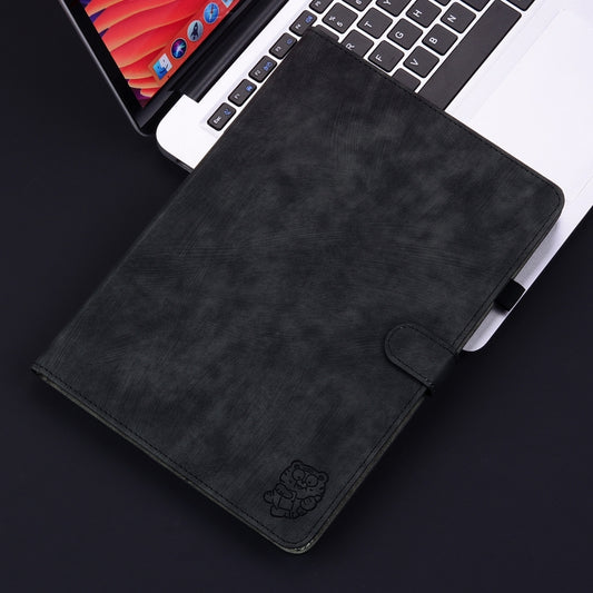 For Huawei MatePad SE 11 2024 Tiger Pattern Flip Leather Tablet Case(Black) by buy2fix