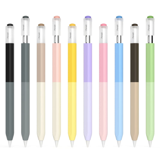 For Apple Pencil USB-C Gradient Silicone Stylus Protective Case(Milk Tea) by buy2fix