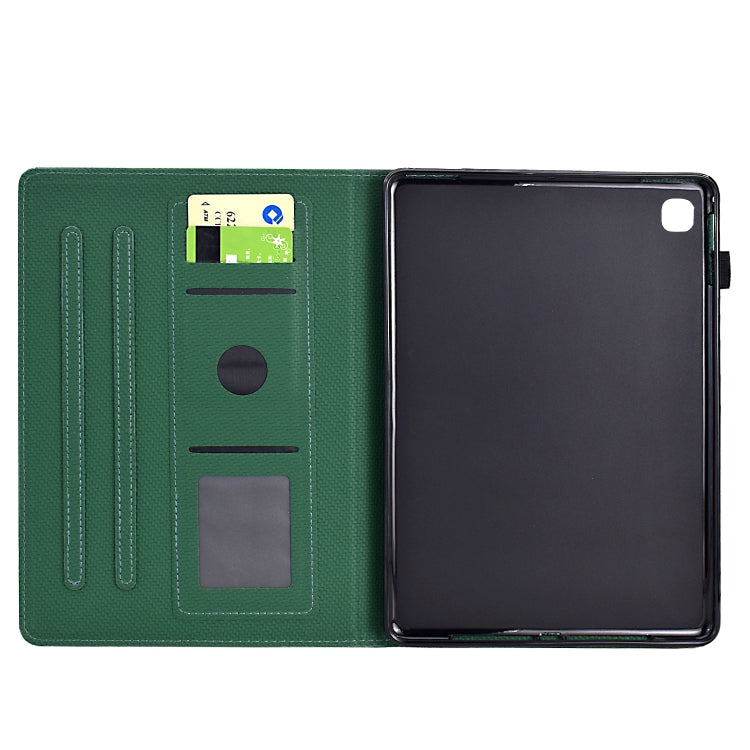 For iPad Air / Air 2 / 9.7 2017 / 2018 Solid Color Fiber Texture Smart Tablet Leather Case(Green) - iPad 9.7 (2018) & (2017) Cases by buy2fix | Online Shopping UK | buy2fix