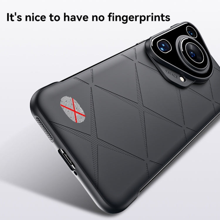 For Huawei Pura 70 Ultra Borderless Upshrink Camera Protection Phone Case(Black) by buy2fix