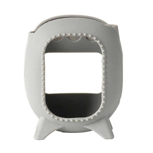 For JBL Clip 5 Portable Speaker Soft Silicone Protective Case(Grey) - Protective Case by buy2fix | Online Shopping UK | buy2fix