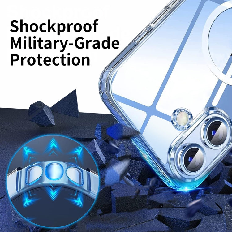 For iPhone 15 Pro Max ViLi MAG-C Series MagSafe Magnetic PC + TPU Phone Case(Transparent) by ViLi