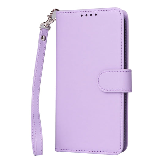 For Honor Magic6 Lite 5G BETOPNICE BN-005 2 in 1 Detachable Imitate Genuine Leather Phone Case(Light Purple) by BETOPNICE