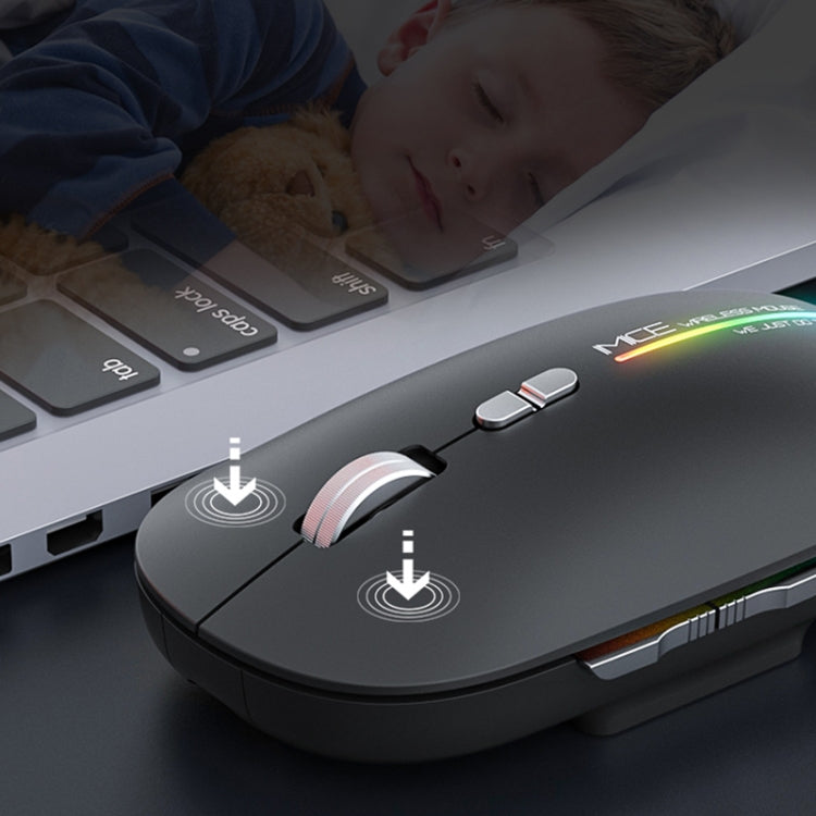 iMICE G901 Bluetooth Dual Mode 7-Button Silent Wireless Gaming Mouse(White) by iMICE