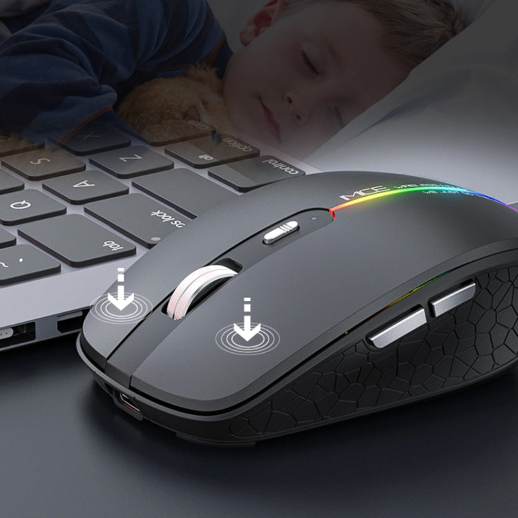 iMICE G904 Dual Mode 6-Key Silent Wireless Gaming Mouse(White) by iMICE