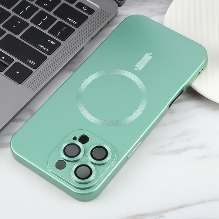 For iPhone 16 Pro Liquid TPU Silicone Solid Color MagSafe Phone Case(Green) by buy2fix
