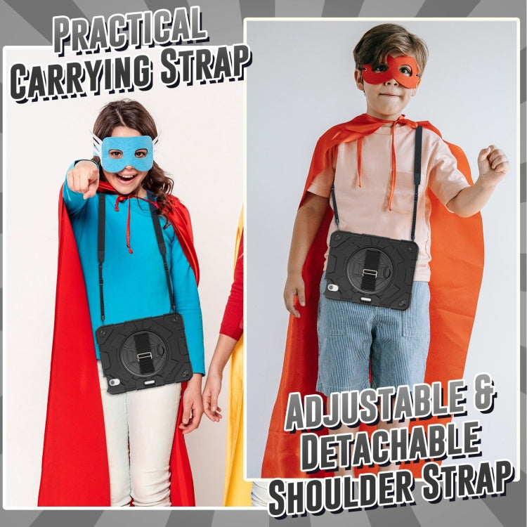 For iPad Air 11 2025 / 2024 Spider Hand Grip Turntable Stand Tablet Case(Black) by buy2fix