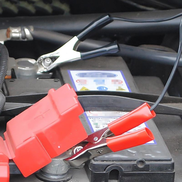 E27 Car Battery Charging Crocodile Clip to Headlight Connection Cable, Cable Length:1.3m by buy2fix